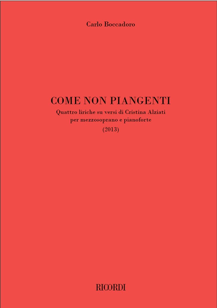 Come non piangenti